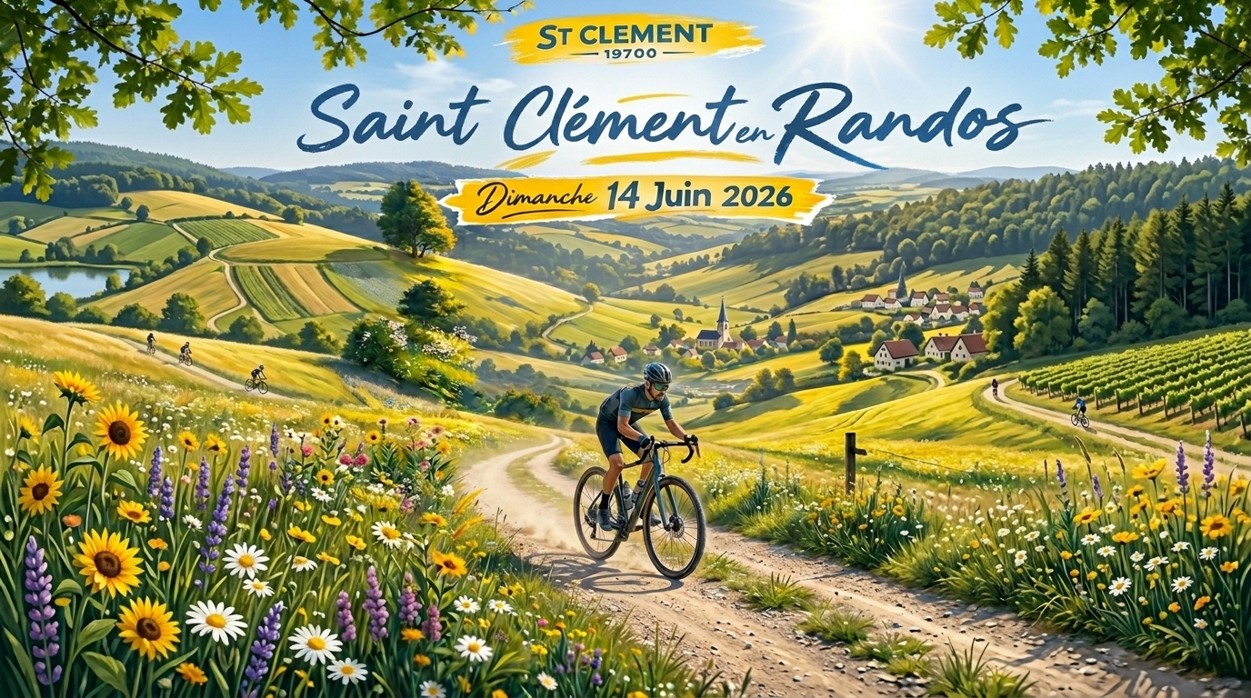 🚴‍♂️ Parcours Gravel disponible : Préparez vos compteurs GPS pour Saint-Clément en Randos 2026 !