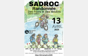 Randonnée des Fours et des Moulins - SADROC - Dimanche 13 avril 2025